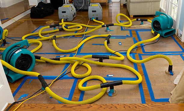 Professional Burst Pipe Water Damage technician working in Sutherland Springs, TX